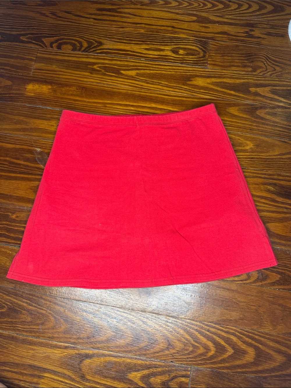 Vintage Red A-line skort